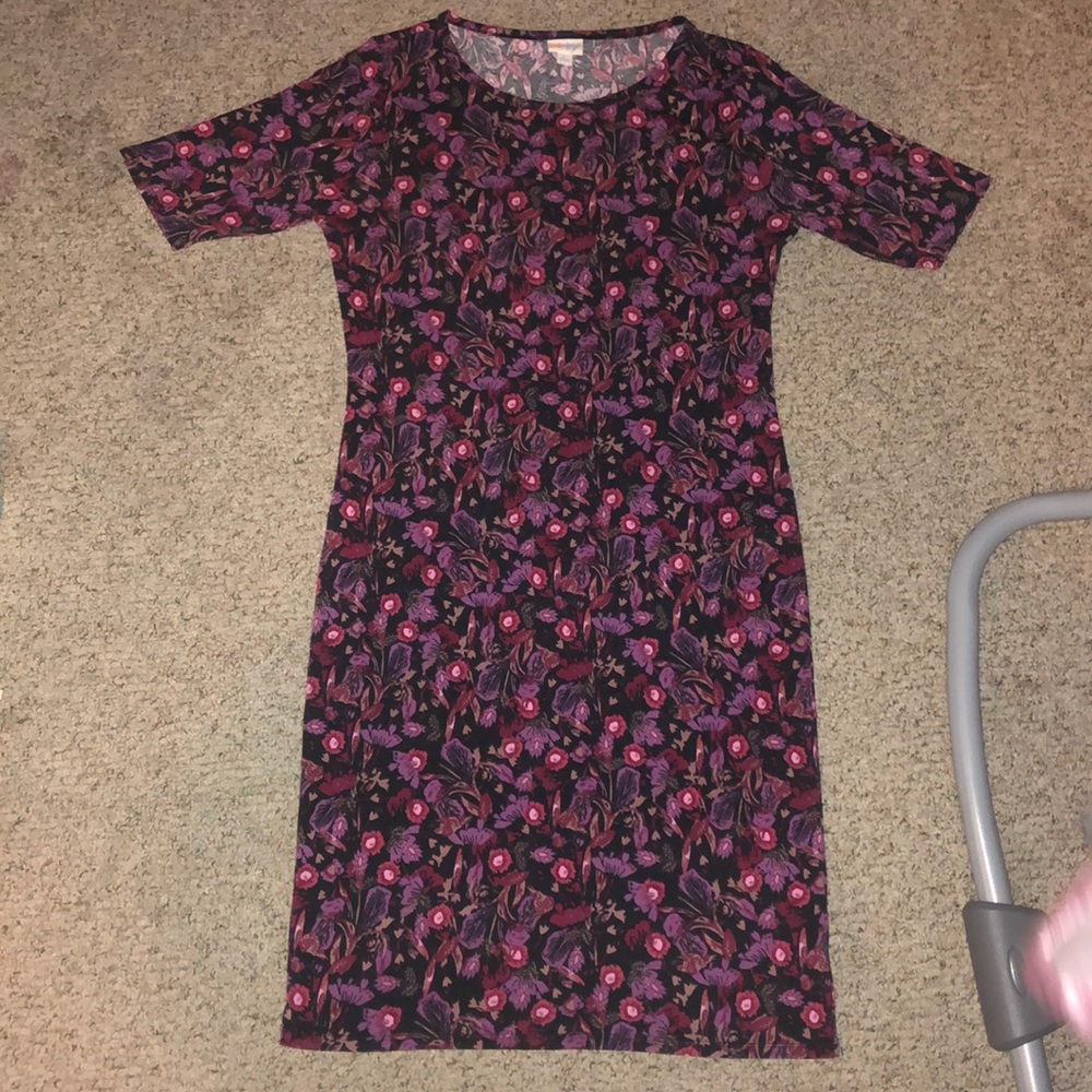 LulaRoe Julia Dress Size:L